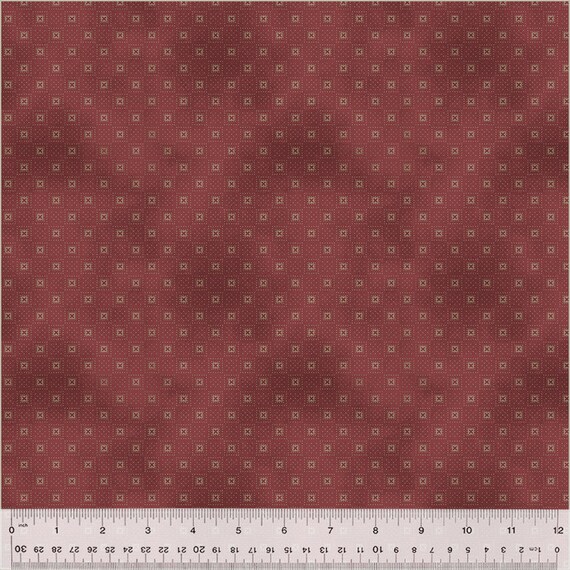 Garden Tale...Stitch Wine 41541A-22-1..Jeanne Horton...Windham Fabrics