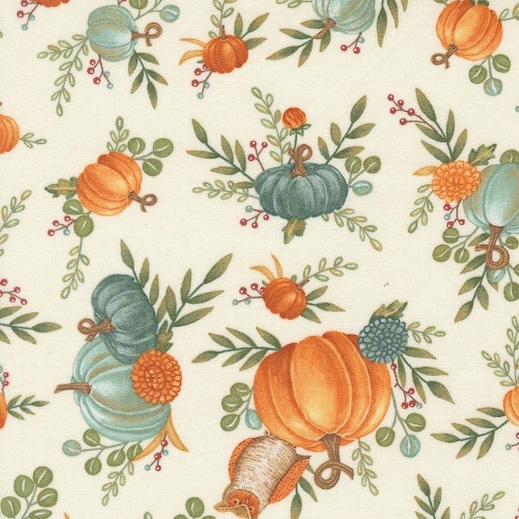 I Love Fall Most of All...Warm White 56140 11...Deb Strain...Moda Fabrics