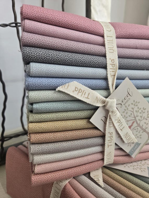 Poppy Seed...FQ Bundle...Tilda fabrics...Tone Finnanger...15 prints