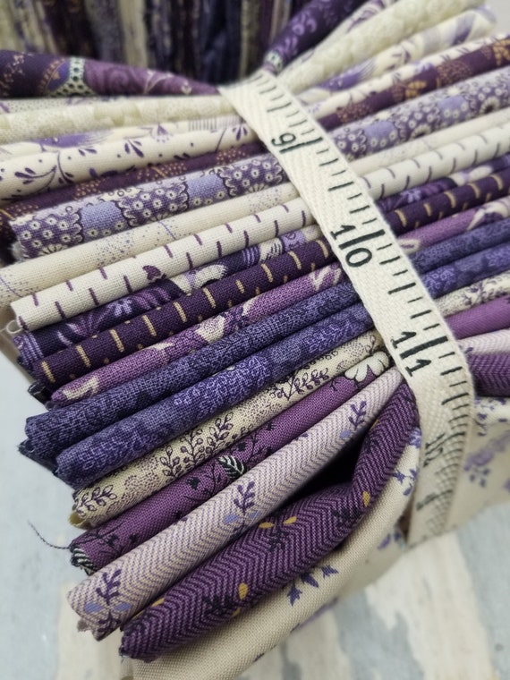 I Love Purple fat quarter bundle by Judie Rothermel for Marcus Fabrics, 20 prints