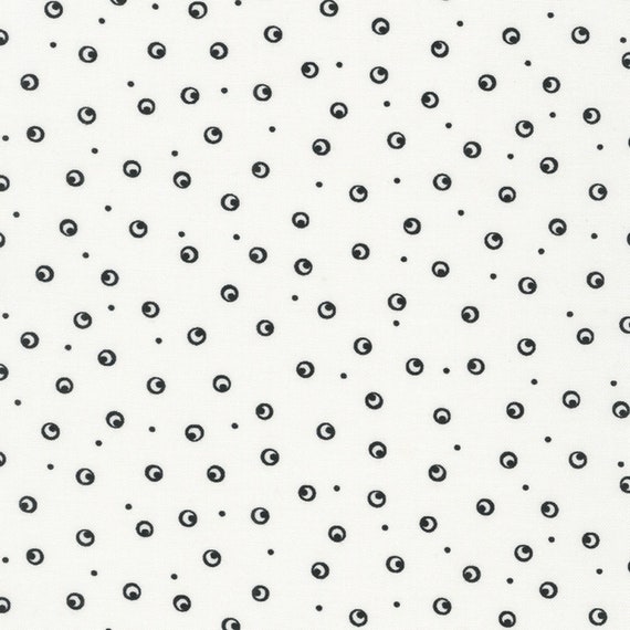 Hints of Prints, Flowerhouse 30's Dots Black FLHD218982 by Debbie Beaves for Robert Kaufman Fabrics