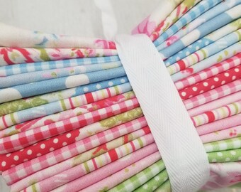 Posie fat quarter bundle by Tanya Whelan...cottage style prints, 18 fat quarters