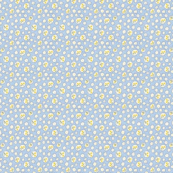 Aunt Grace Rock My Baby...R351874D-blue...flower...Judie Rothermel...Marcus Fabrics