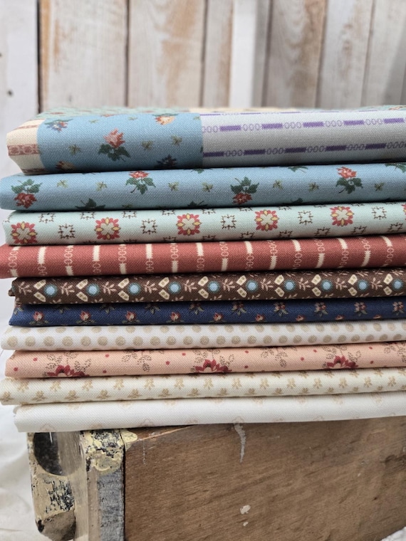 Patchwork Potpourri...Fat Quarter Bundle...Sheryl Johnson...Marcus Fabrics...10 prints