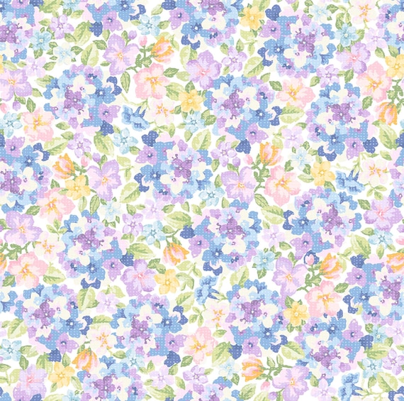 Gathering Sun....MAS11192-Z...Multi...Packed Floral...Maywood Studio
