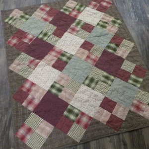 Woven Rose Quilt Kit...featuring Diamond Textiles...pattern designed by Mickey Zimmer...exclusive project