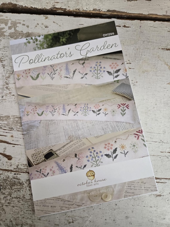 Pollinator's Garden...October House Fiber Arts...cross stitch pattern