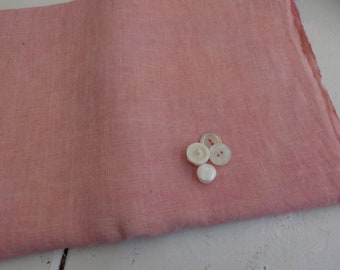 Weeks Dye Works, Charlotte's Pink, 35ct, Fat Quarter, 100% linen, cross stitch linen