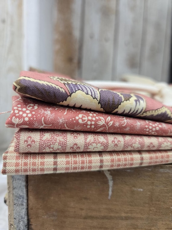Wild Orchid...Rose HALF Yard Bundle...Blackbird Designs...Moda Fabrics...4 prints