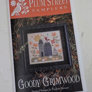 Goody Grimwood by Plum Street Samplers...cross stitch chart, cross stitch