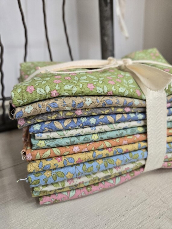 Sunday Brunch...Tipsy HALF Yard bundle...a Tilda collection...Tone Finnanger...12 prints