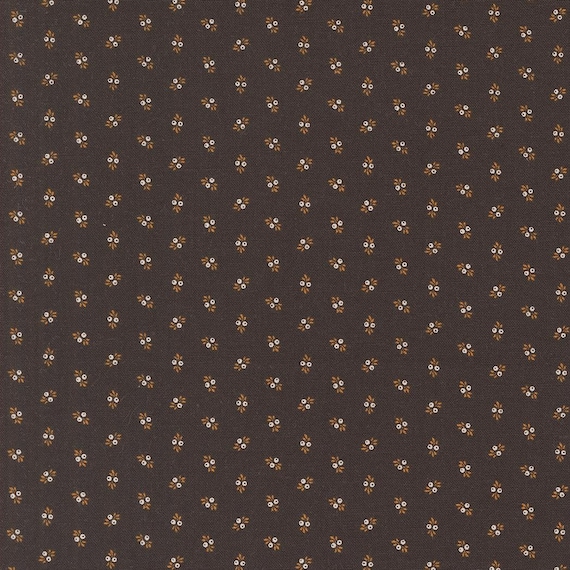 Pumpkin Spice Gatherings...black dirt 49295-18...Primitive Gatherings...Moda Fabrics