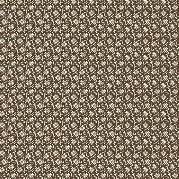 Curated Cottons Daisy R310730D-BROWN by Sheryl Johnson for Marcus Fabrics