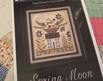 Spring Moon by Plum Street Samplers...cross stitch pattern