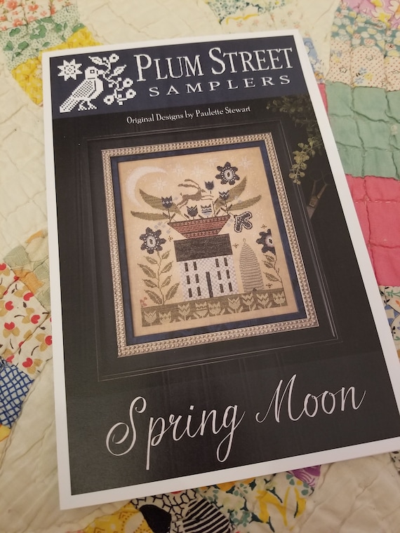 Spring Moon by Plum Street Samplers...cross stitch pattern