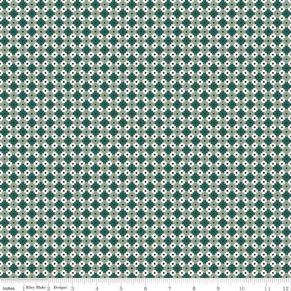Christmas Is in Town...Geo...C14748-TEAL......Sandy Gervais...Riley Blake Designs