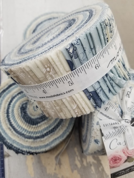 Cascade Jelly Roll by 3 Sisters for Moda Fabrics, 40--2 1/2 inch strips