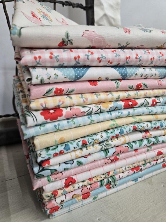 Farmhouse Fancy...HALF Yard Bundle...Elea Lutz...Poppie Cotton...17 prints