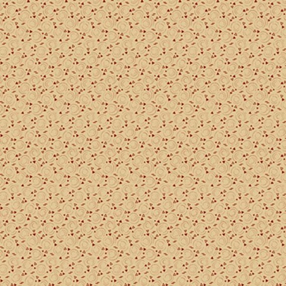 Cotton Thimble Miniatures...R171489D beige...mini geo...Pam Buda...Marcus Fabrics