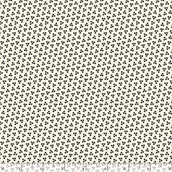 Opposite Options Floret R310371 CREAM by Sheryl Johnson for Marcus Fabrics