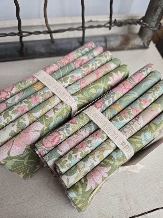 Songbird...Sage and Teal FQs...a Tilda Collection...Tone Finnanger...5 prints