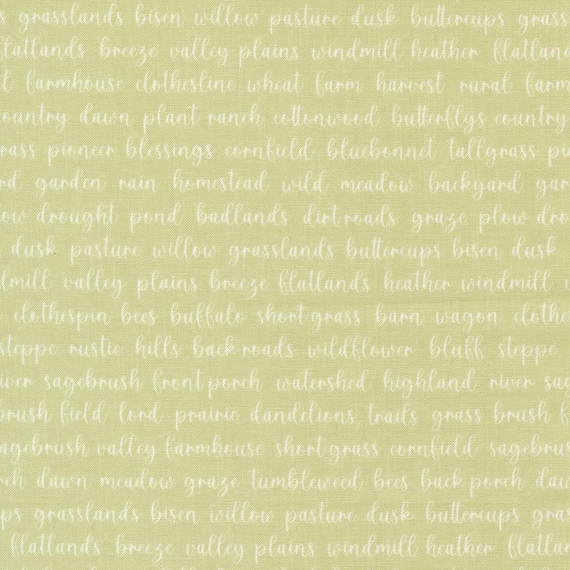 Pastel Prairie...31784 14 Pear...Heather Briggs of My Sew Quilty Life...Moda Fabrics