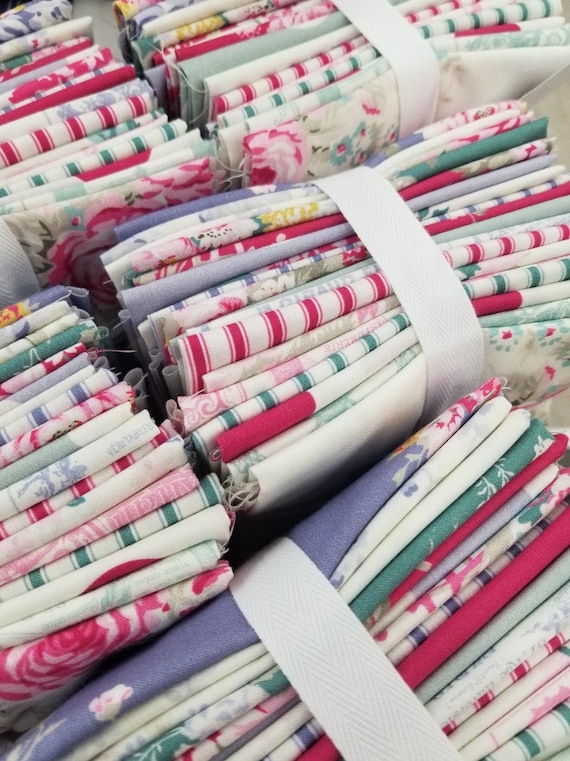 Amelie...FQ Bundle...Tanya Whelan...cottage style prints...floral