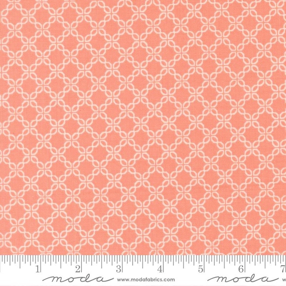 Sunbonnet...31768 31 coral...Heather Briggs of My Sew Quilty Life...Moda Fabrics