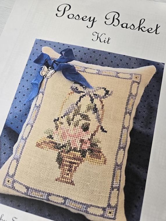 Posey Basket...Samplers Not forgotten...cross stitch kit