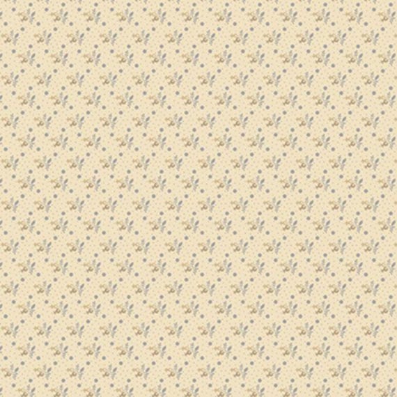 Stash Happy...R381620D cream...ditsy...Jeni Gaston...Marcus Fabrics