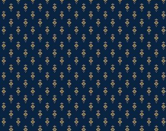 Piecemakers Sampler Navy Ditsy Dot R170796-NAVY by Pam Buda for Marcus Fabrics