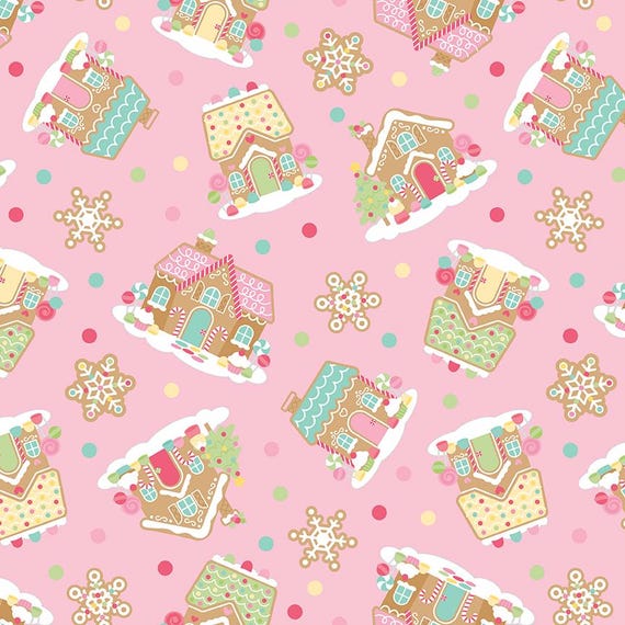 Gingerbread Kisses...C16440 PINK...Doodlebug Designs...Riley Blake Designs