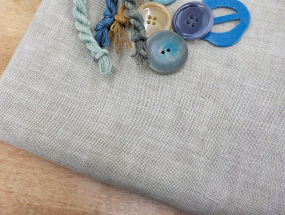 Weeks Dye Works...Confederate Gray...32ct...Fat Quarter...100% linen...cross stitch