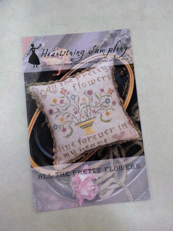 All the Pretty Flowers by Heartstring Samplery...cross stitch pattern