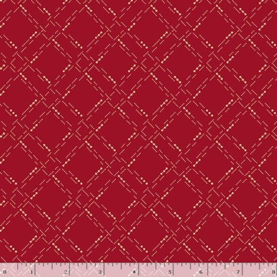 Paula's NEW Companions...R221106D RED...designed by Paula Barnes...Marcus Fabrics