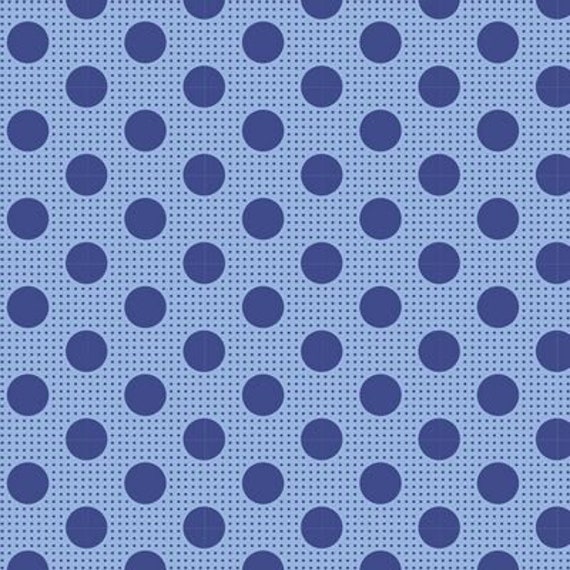 Tilda Medium Dots Denim Blue...a Tilda Basic designed by Tone Finnanger