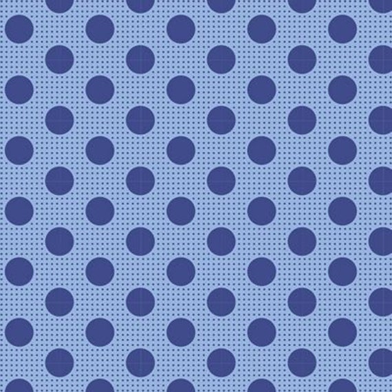 Tilda Medium Dots Denim Blue...a Tilda Basic designed by Tone Finnanger