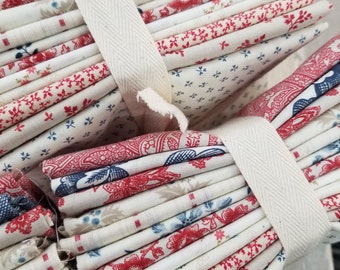 Liberty Cottage fat quarter bundle...curated bundle of 12 Americana-Inspired fat quarters