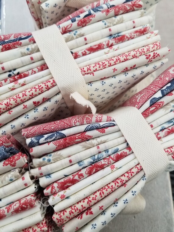 Liberty Cottage fat quarter bundle...curated bundle of 12 Americana-Inspired fat quarters