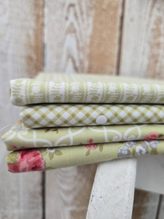 Memory Lane...Leaf HALF Yard Bundle...Brenda Riddle of Acorn Quilt Company...Moda Fabrics...4 prints