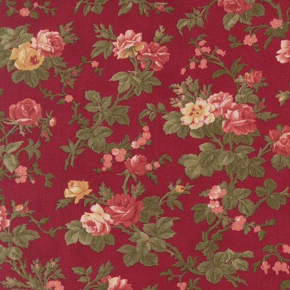 Ambiance...44413 13...Rose...3 Sisters...Moda Fabrics