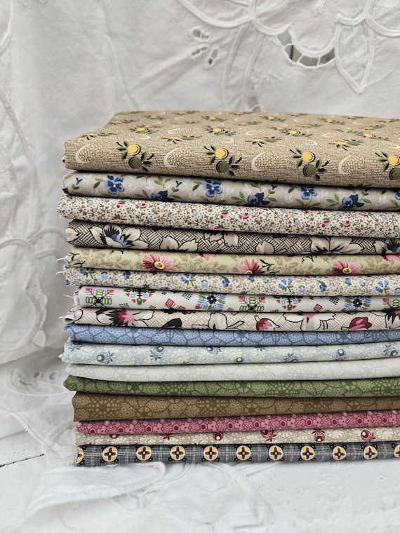 Dressing Gowns...HALF YARD Bundle...Judie Rothermel...Marcus Fabrics...16 prints