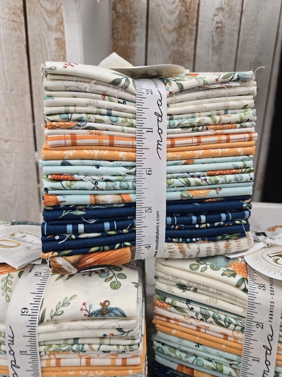 I Love Fall Most of All...FQ Bundle...Deb Strain...Moda Fabrics...autumn...pastel halloween...26 prints
