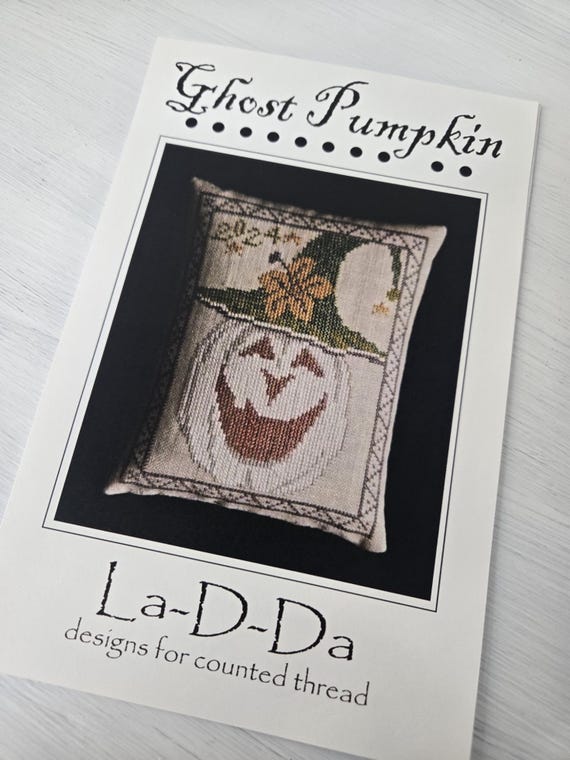 Ghost Pumpkin...La-D-Da...cross stitch chart