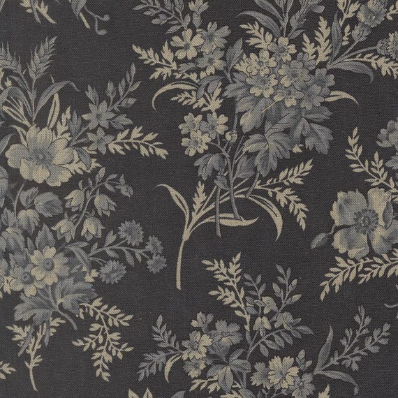 Breathtaking Blues LINEN...44400 15L Midnight...3 Sisters...Moda Fabrics