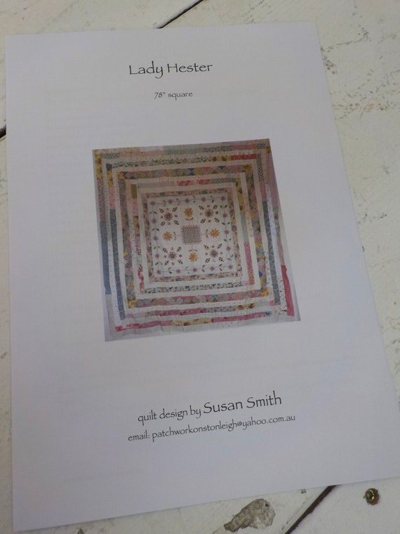 Lady Hester pattern...pattern designed by Susan Smith...complete pattern