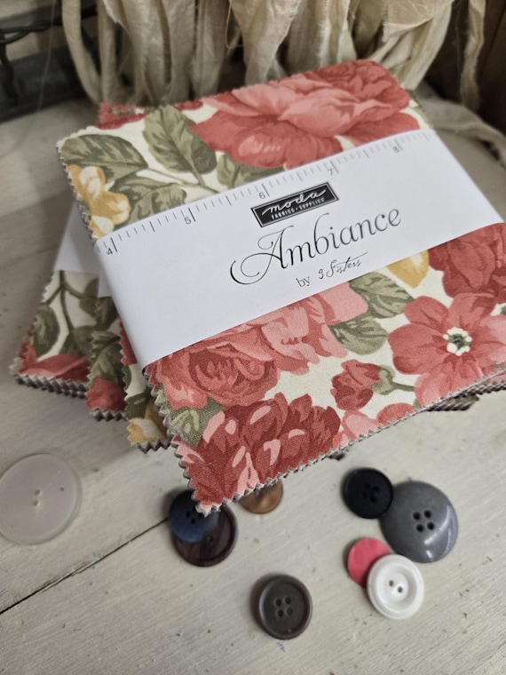 Ambiance...Charm Pack...3 Sisters...Moda Fabrics...42 squares