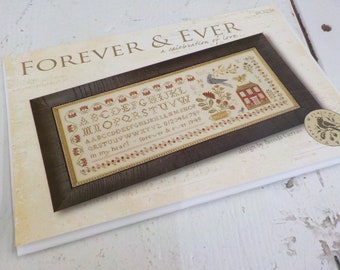 Forever & Ever, a celebration of love...by Brenda Gervais of With Thy Needle and Thread...cross-stitch design, house cross stitch