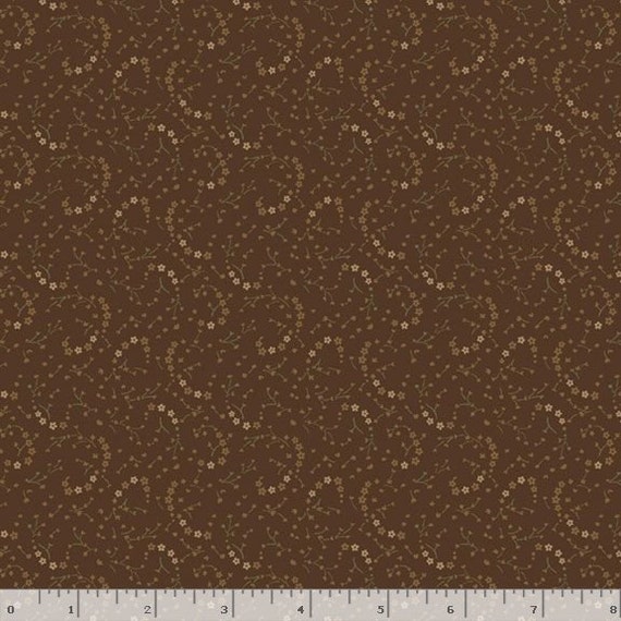 Redwood Cupboard R170428-BROWN by Pam Buda for Marcus Fabrics