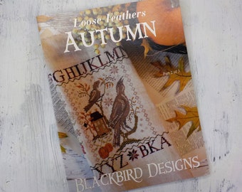 Loose Feathers Autumn Part 2 of 3 by Blackbird Designs...cross-stitch design